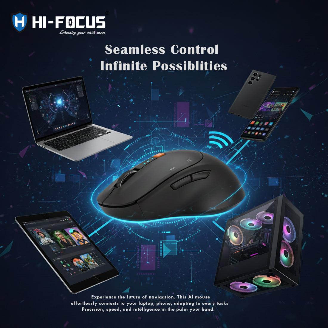 Wireless mouse with 1ms response time